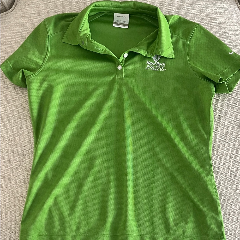 Lime Nike Hard Rock Cafe Polo Shirt